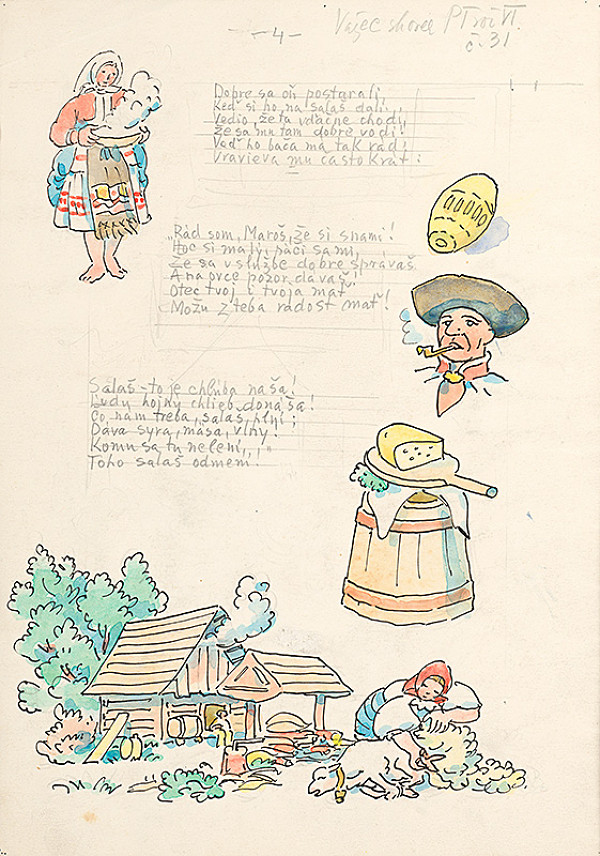 Jan Hála – III. Štúdia k ilustráciám 