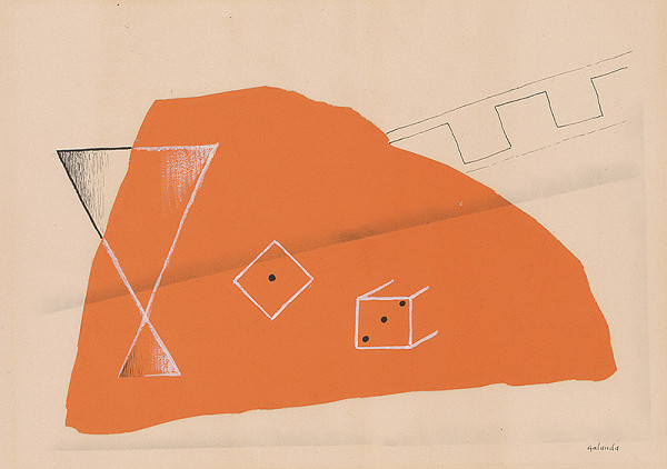 Mikuláš Galanda – Zátišie s pohárom 