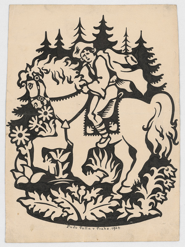 Ľudovít Fulla – Jazdec 