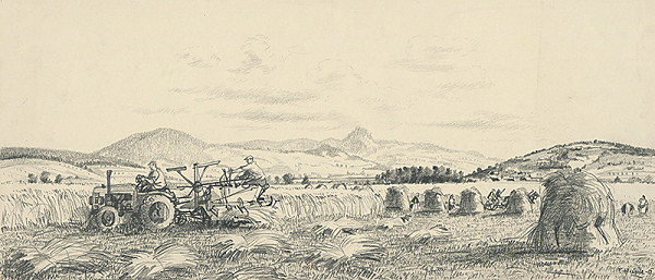 Ferdinand Hložník – Traktorista so samoviazačom 