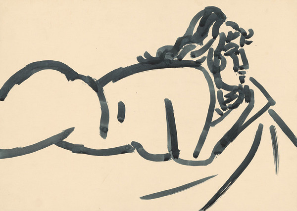 Peter Matejka – Žena s rukami pod bradou 