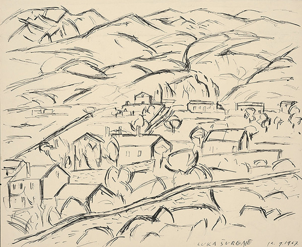 Ernest Zmeták – View of Lukovo Šugarje 