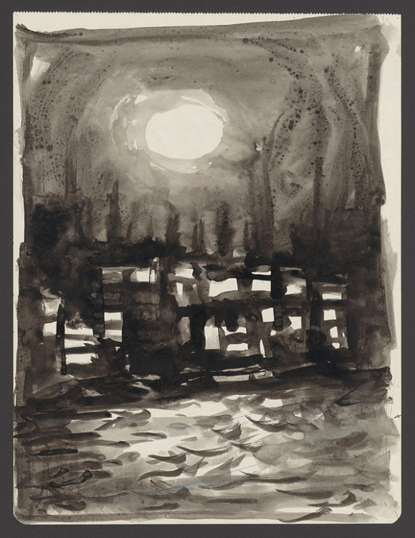 Ernest Špitz – City above the River III.  