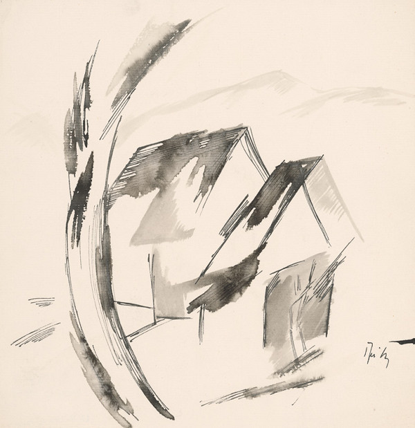 Ernest Špitz – Strom a domy 