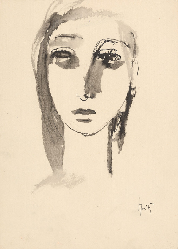 Ernest Špitz – Hlava dievčaťa XI. 