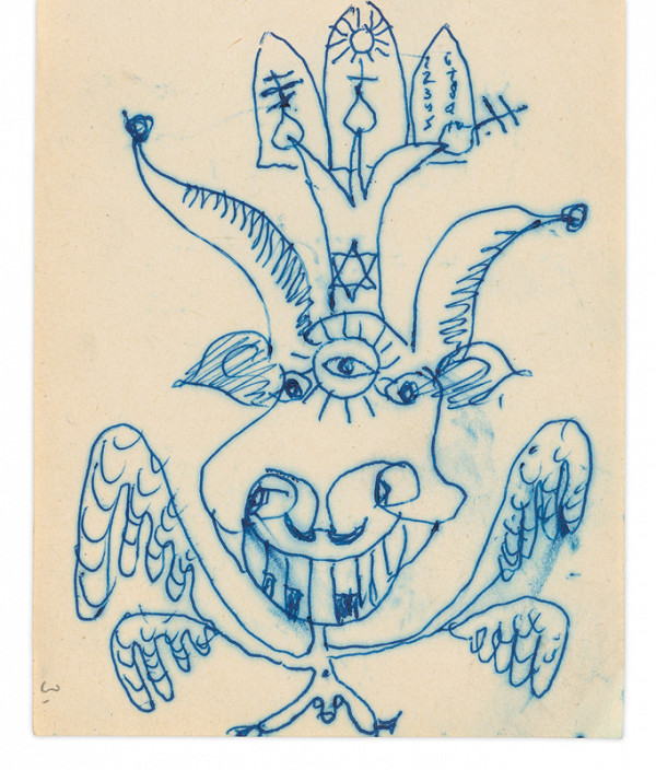 Eugen Nevan – Skicár - 14 listov - Príšera 