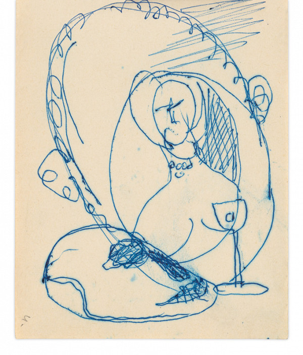 Eugen Nevan – Skicár - 14 listov - Hlavy 