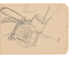 Eugen Nevan – Skicár II - 49 listov - Vozík 