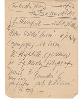 Eugen Nevan – Skicár II - 49 listov - Zápisky 