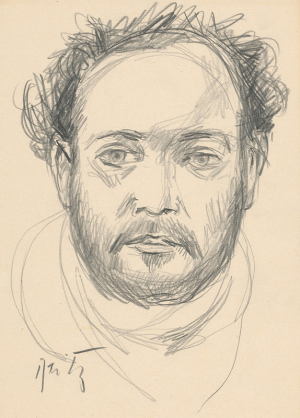 Ernest Špitz – Mužský portrét II. 