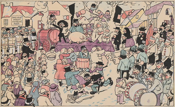 Josef Lada – Dedinské hody 