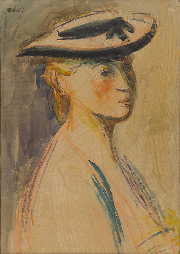 Ján Mudroch – Žena v klobúku 