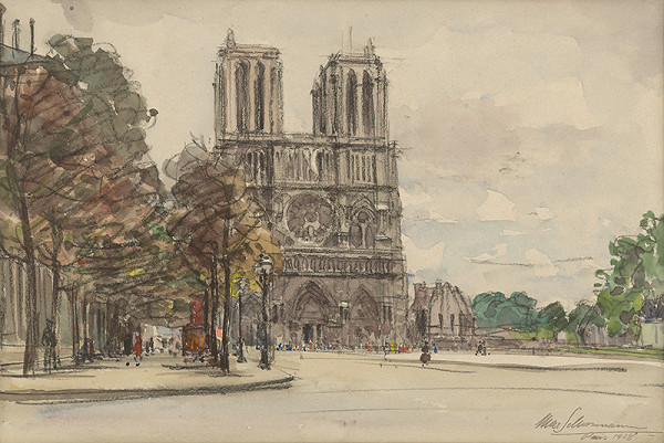 Maximilián Schurmann – Nôtre Dame v Paríži 