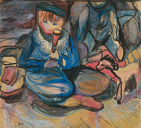 Lea Mrázová – Dieťa s pohárom 