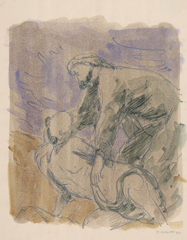 Eugen Nevan – Štúdia k milosrdnému samaritánovi VII. 