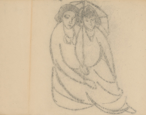 Eugen Nevan – Girl with a Parasol 