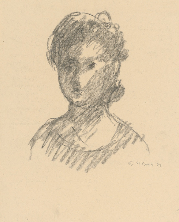 Eugen Nevan – Portrait of a Woman IV.  