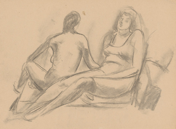 Eugen Nevan – Štúdia k Priateľkám I. 
