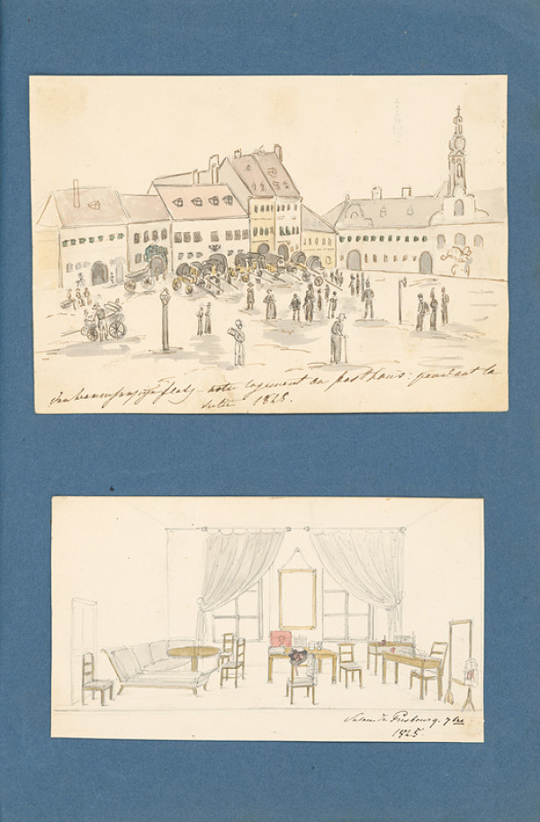 Stredoeurópsky maliar z 19. storočia – Album kresieb z rokov 1817 - 1870 