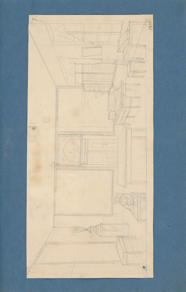 Stredoeurópsky maliar z 19. storočia – Interiér salóna 