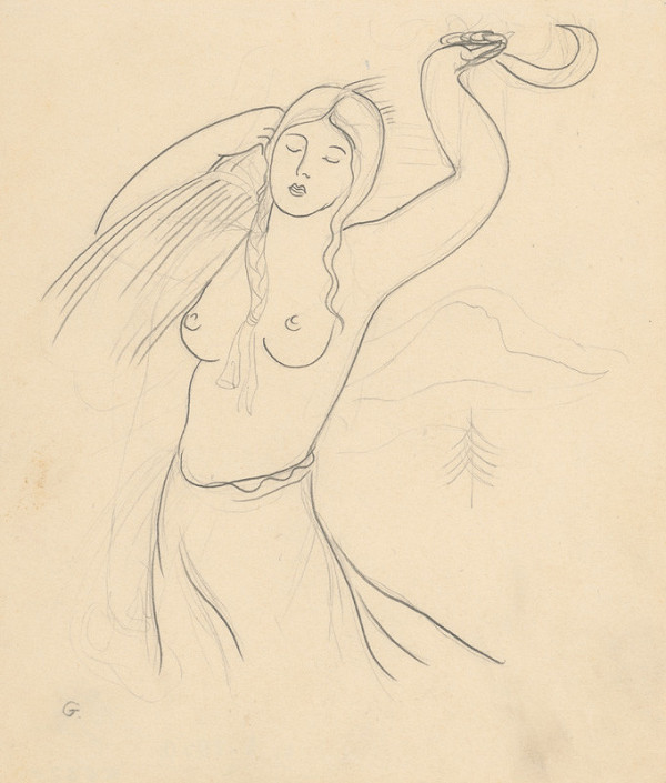 Mikuláš Galanda – Dievča s kosákom 