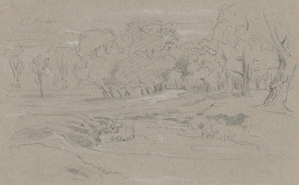 Jan Novopacký – Krajina s potôčikom 