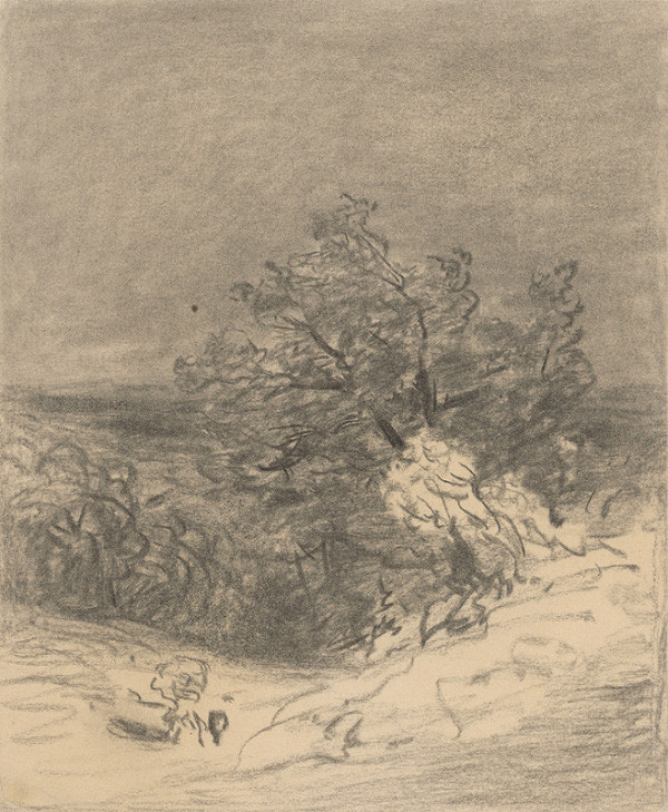 Jan Novopacký – Landscape with Trees 