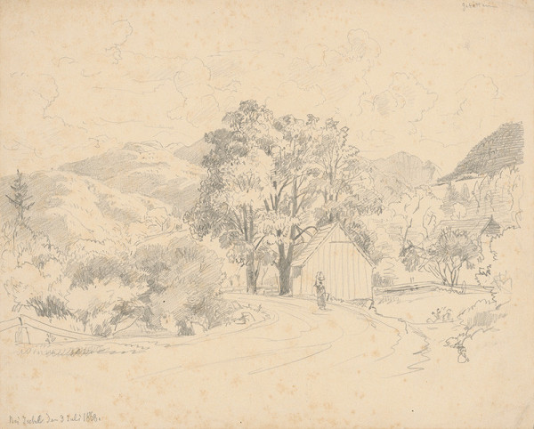 Jan Novopacký – Krajina z okolia Ischl 