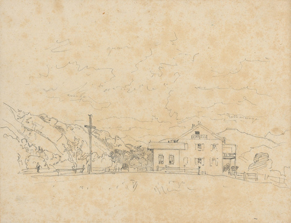 Jan Novopacký – Krajina s domom 