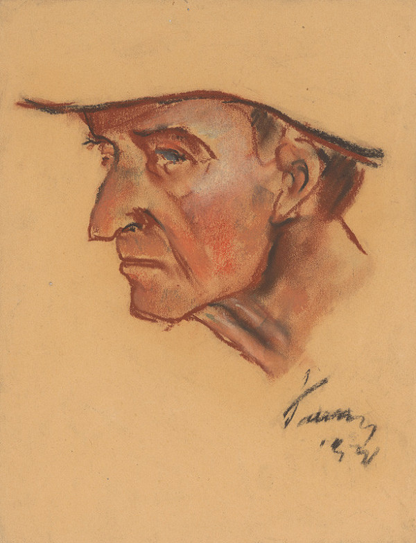 Zolo Palugyay – Head Study of a Man 