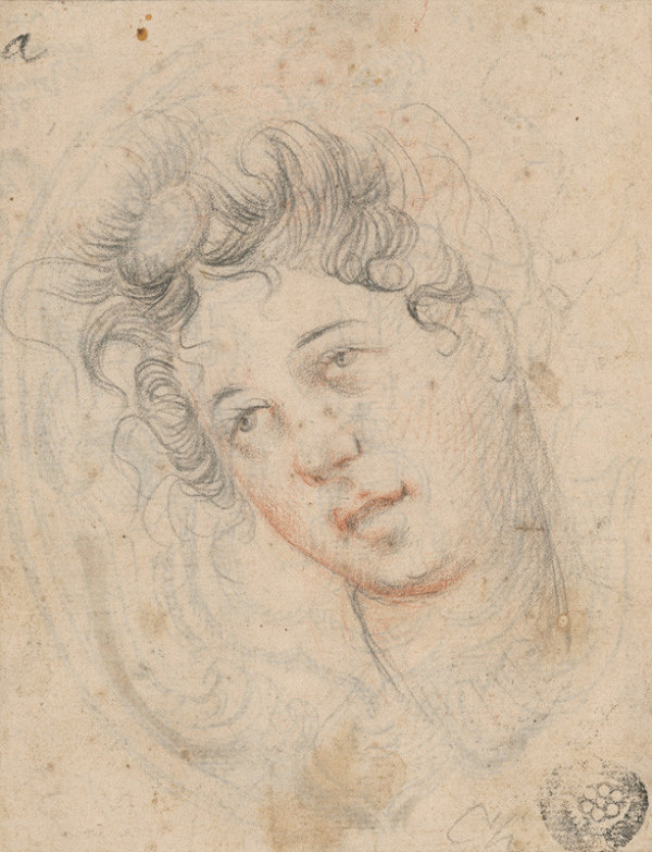 Taliansky maliar zo 17. storočia – Hlava ženy 