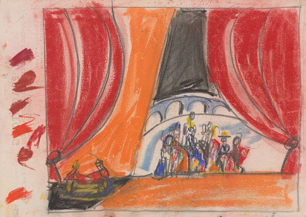 Eugen Nevan – Návrh na scénu IV. 