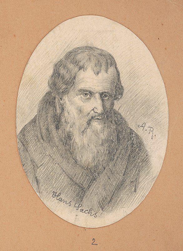 Alojz Rigele – Portrétna štúdia Hansa Sachsa  