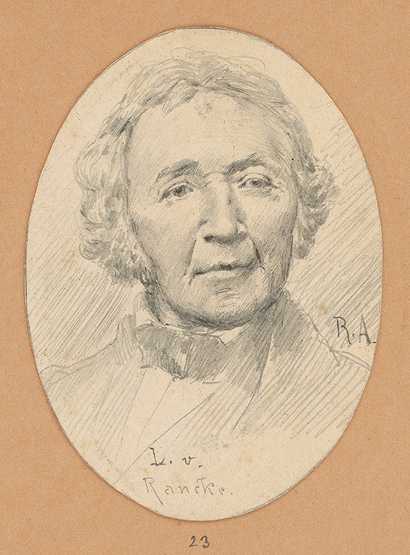 Alojz Rigele – Portrétna štúdia L. v. Rancke  