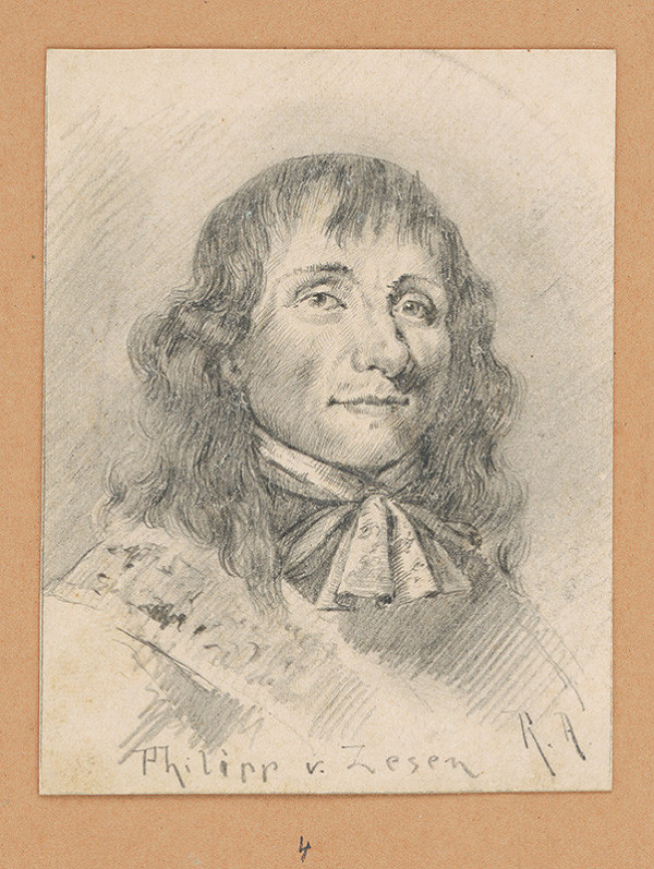 Alojz Rigele – Portrétna štúdia Philippa v. Zesen 