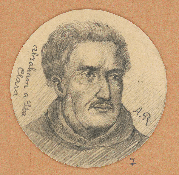 Alojz Rigele – Portrétna štúdia Abrahama a Sta. Claru  