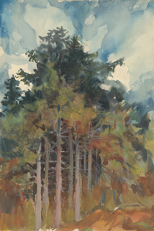 Zolo Palugyay – V lese na jeseň 