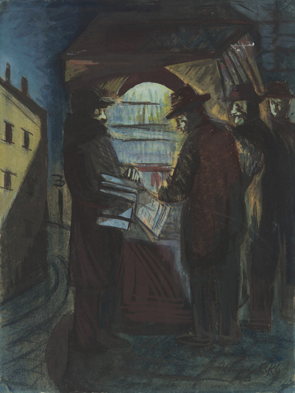 Ján Želibský – Predavač novín 