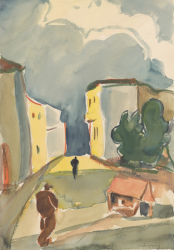 Zolo Palugyay – Two Pedestrians 