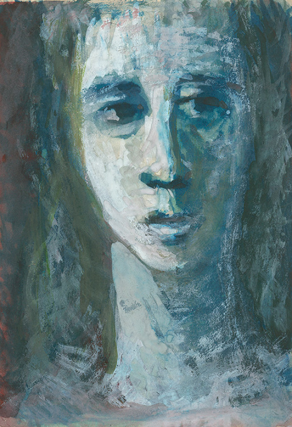 Ján Mudroch – Head of a Girl with Long Hair 