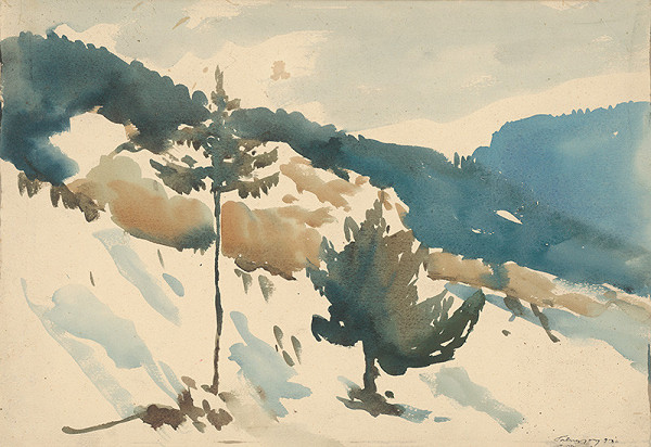 Zolo Palugyay – Snowy Plain in the Mountains 