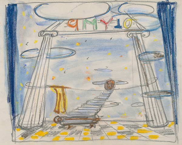 Eugen Nevan – Návrh na divadelnú scénu VII. 