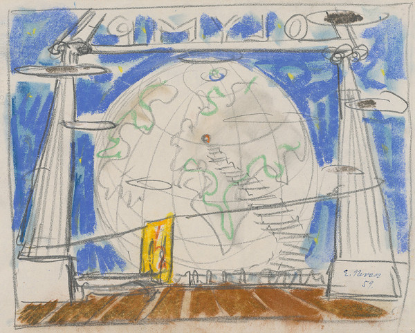 Eugen Nevan – Návrh na divadelnú scénu XI. 