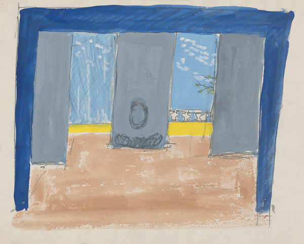 Eugen Nevan – Návrh na divadelnú scénu XII. 