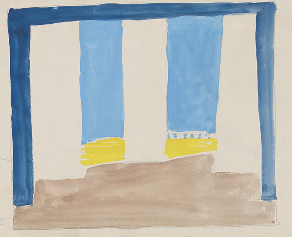 Eugen Nevan – Návrh na divadelnú scénu 