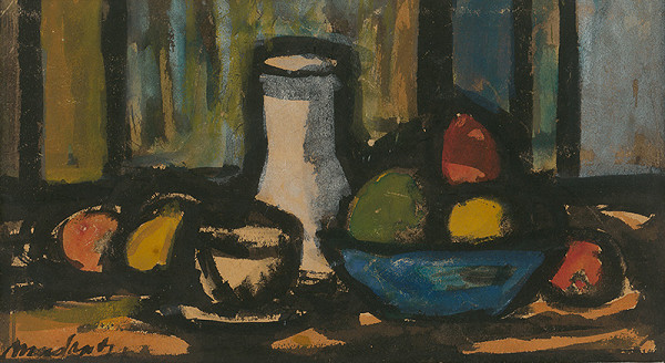 Ján Mudroch – Still Life with Pears and Apples 