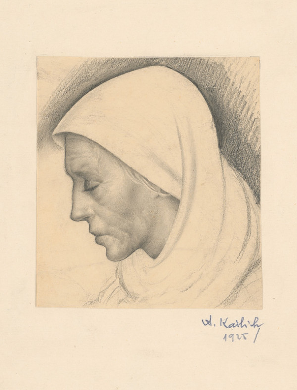 Aurel Kajlich – Žena v bielej šatke 