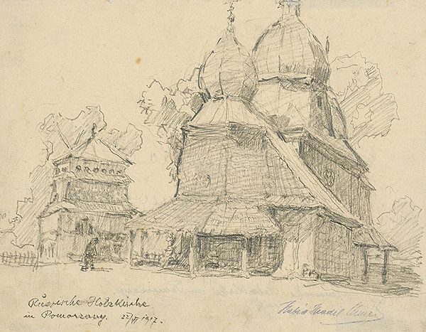 Elemír Halász-Hradil – Ruský drevený kostolík 