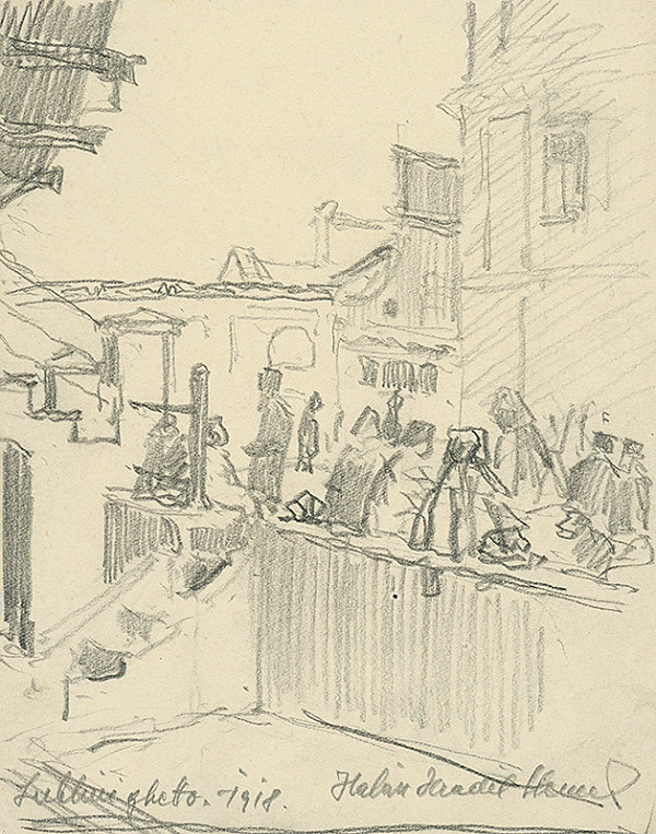 Elemír Halász-Hradil – Lublinské ghetto 