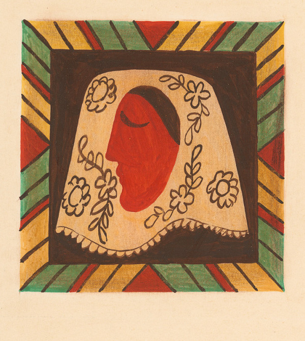 Mikuláš Galanda – Hlava dievčaťa v šatke 